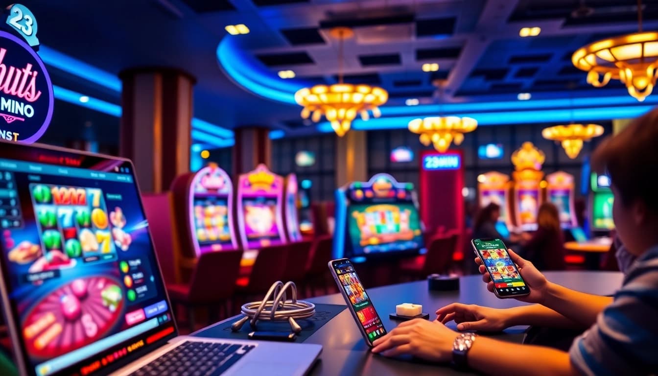 Experience the thrill of online gaming at 23WIN with vibrant interfaces and engaging gameplay.