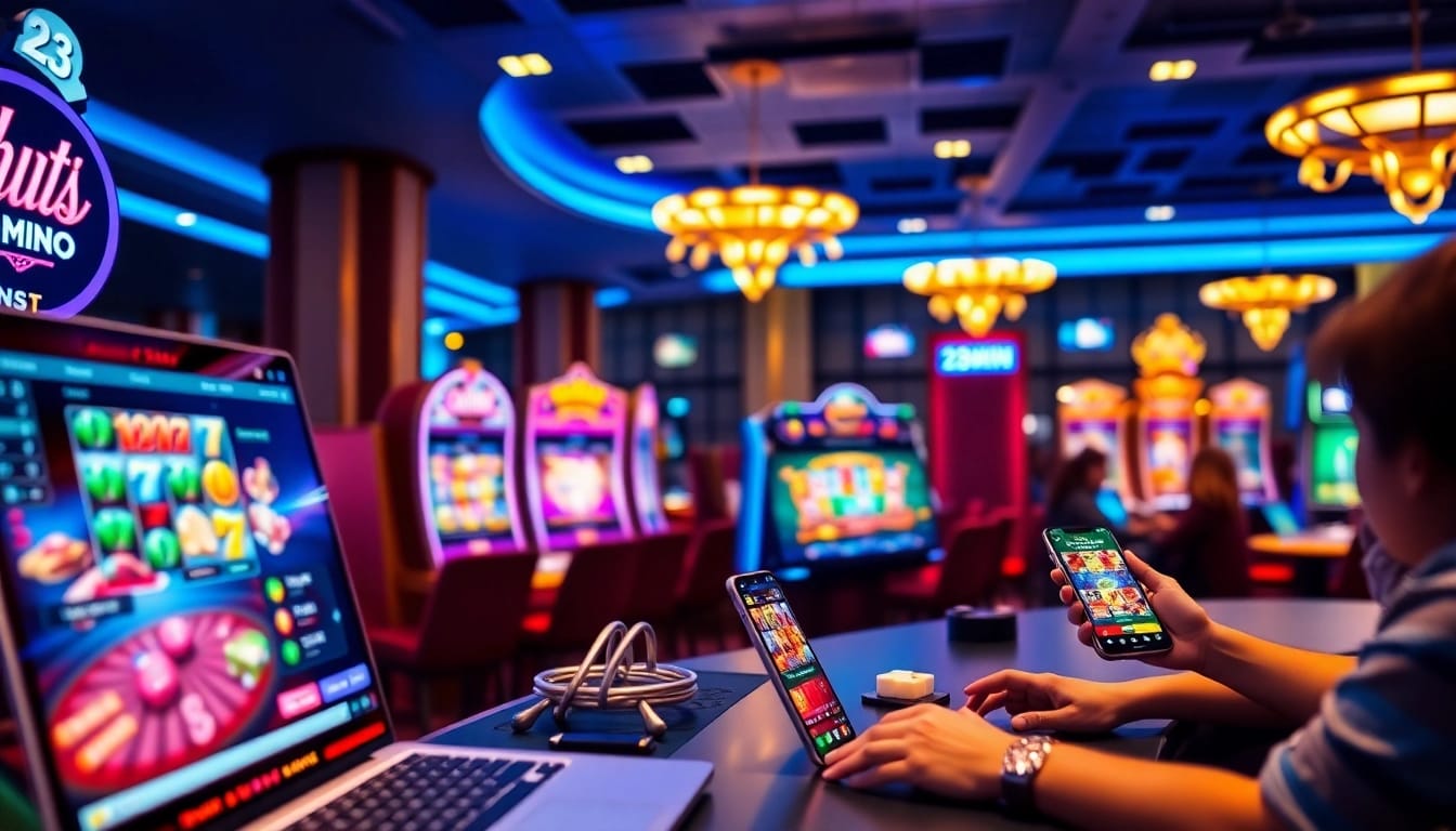 Experience the thrill of online gaming at 23WIN with vibrant interfaces and engaging gameplay.