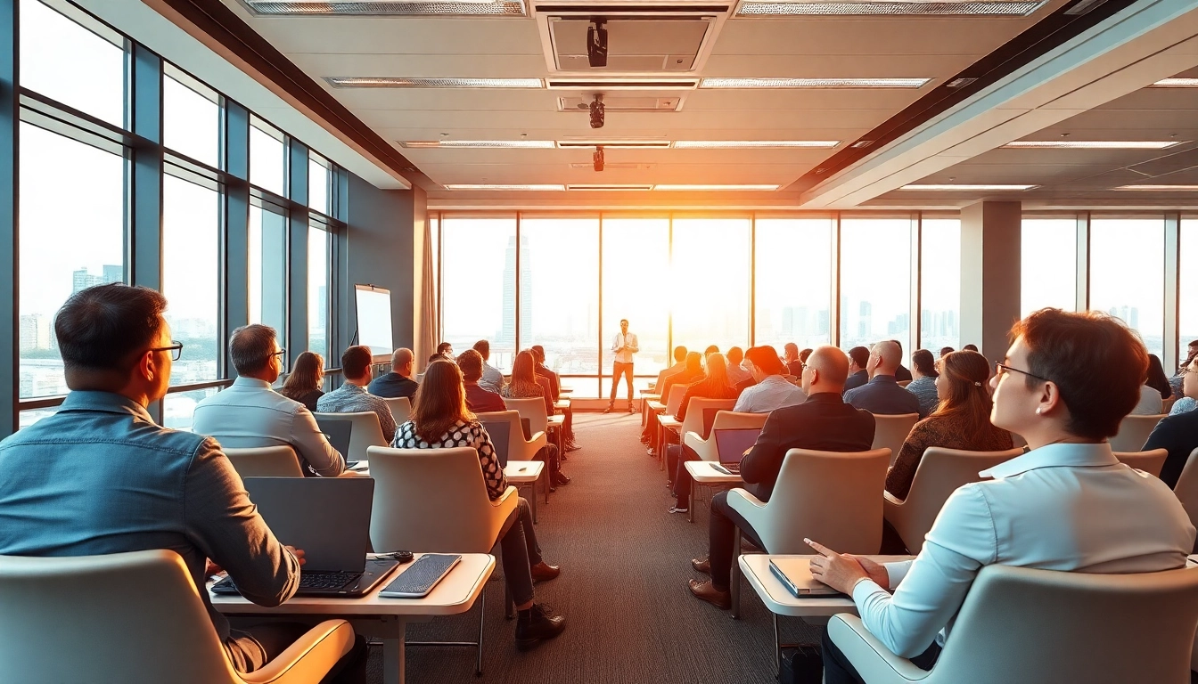 Boosting workforce development strategies during an interactive seminar session.