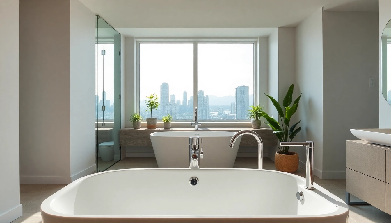 Transform your space with a stunning bathroom renovation Vancouver, featuring modern design elements.