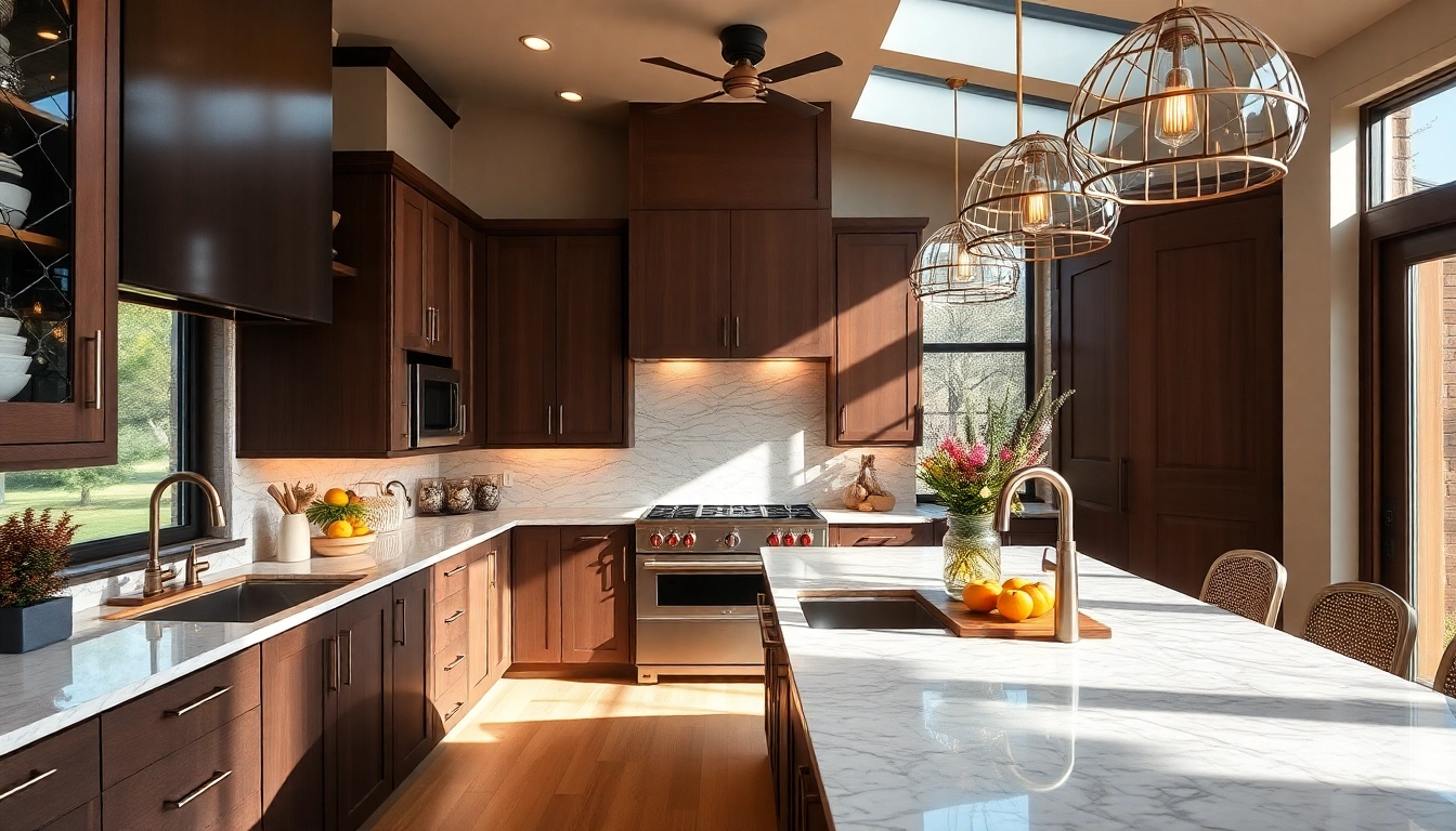 Showcase by the best contractor for high-end remodels Austin in a luxurious kitchen design.