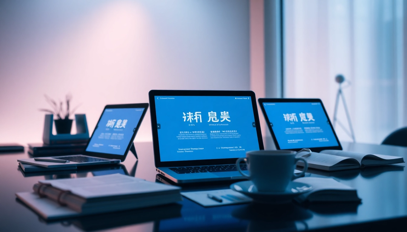 Effective translation tools showcased through 有道 in a modern digital workspace.