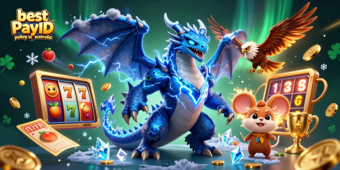 Play the best PayID pokies in Australia with a thunder dragon and exciting game elements.