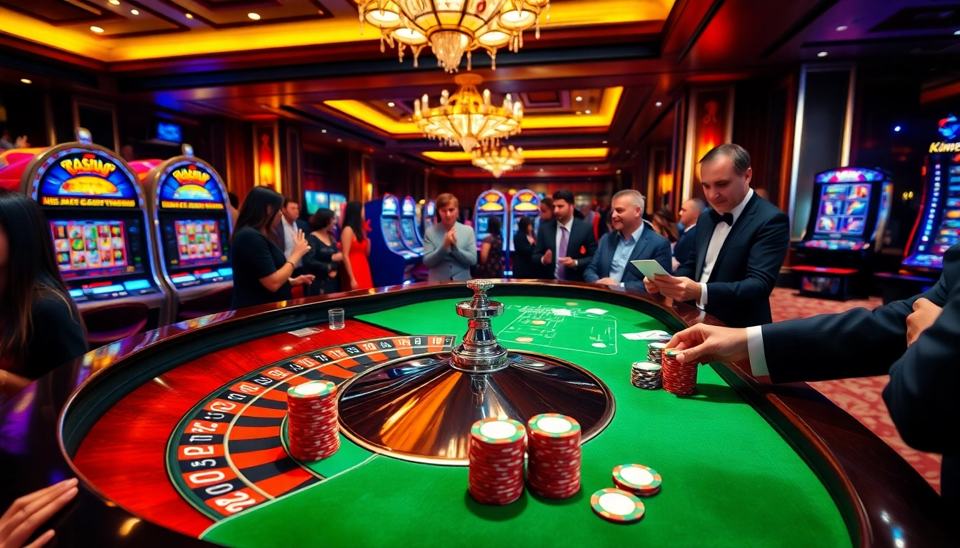 Experience the excitement of gambling at king88 vina with engaging roulette gameplay and vibrant slot machines.