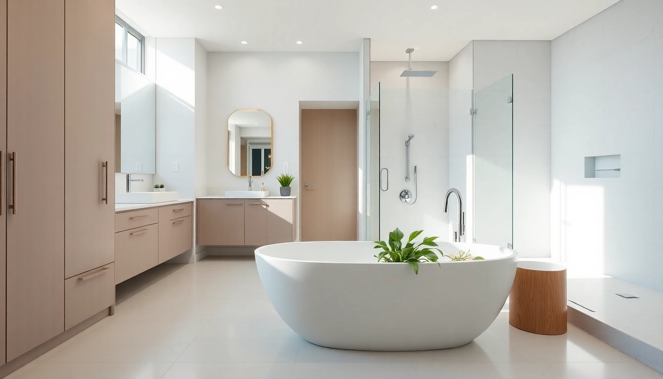 Revitalizing bathroom renovation vancouver featuring modern design and elegant fixtures.