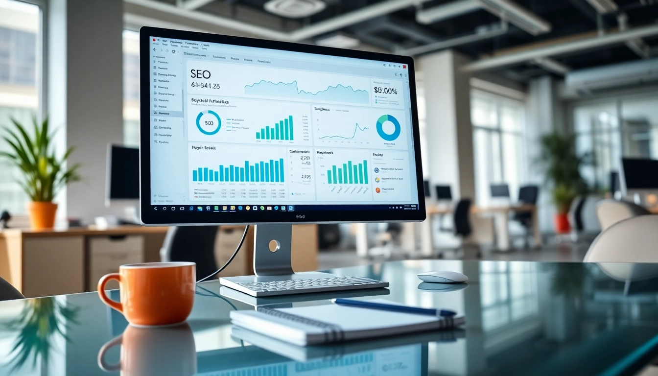 Boost your Search Engine Optimization Clearwater with insightful analytics in a vibrant workspace.